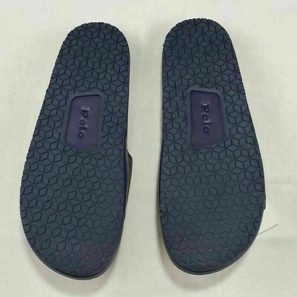 Polo Ralph Lauren Cayson Pony Pool Slide Men\'s Size 11 Navy Red main image 5